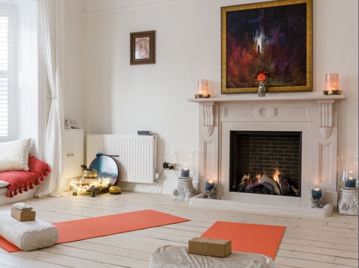Yoga Meditation Group Space relax