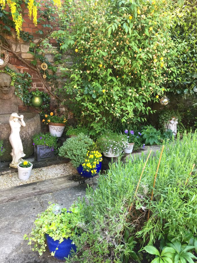 Glastonbury Retreat Courtyard Garden karma